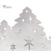 Holiday Table Decor Christmas Tree Napkin Holder, Stainless Steel Vertical Paper Towel Stand, Kitchen Counter Rack Decorative Dispenser for