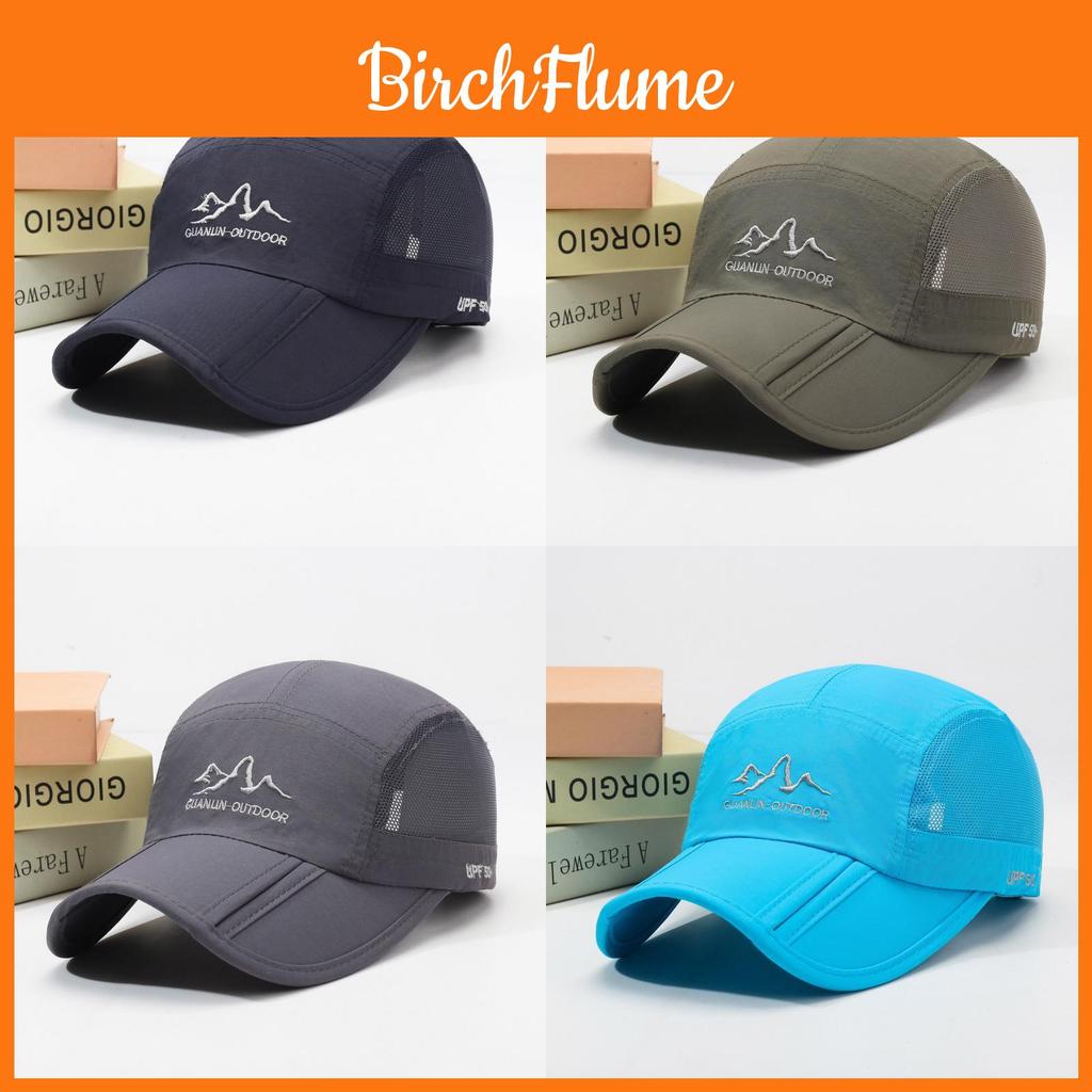 Cappellino da Baseball Pieghevole Estivo da Uomo e Donna con Ampia Visiera per la Corsa all'Aperto
