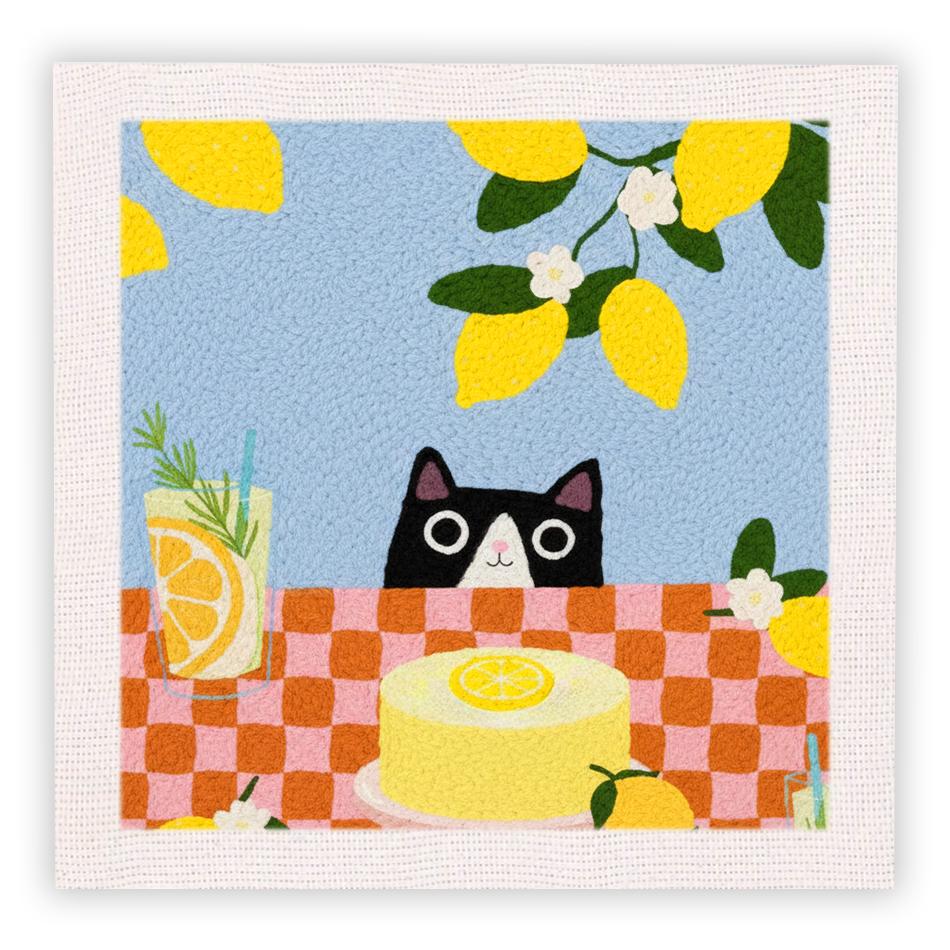 

GATYZTORY Seaside City Punch Needle Kits Handiwork Art Embroidery Kit Landscape Embroidery Punch Needle Kits Home Decor Hobby Ki 25X25cm with frame