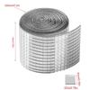 4X120cm Self-Adhesive Real Glass Craft Mini Square Mirrors Mosaic Tiles Stickers Bathroom DIY Handmade Disco Ball Craft Stickers