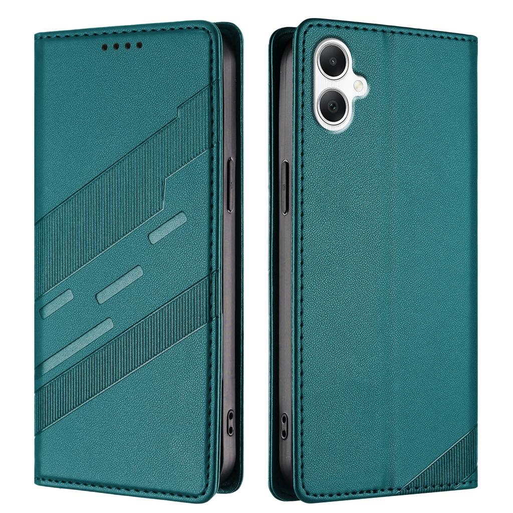 For Samsung Galaxy A07 Phone Cases Punk Style Imprinted Wallet Stand Leather Cover