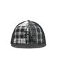 HUG YOUR SKIN Patchwork Denim Snapback (Black)