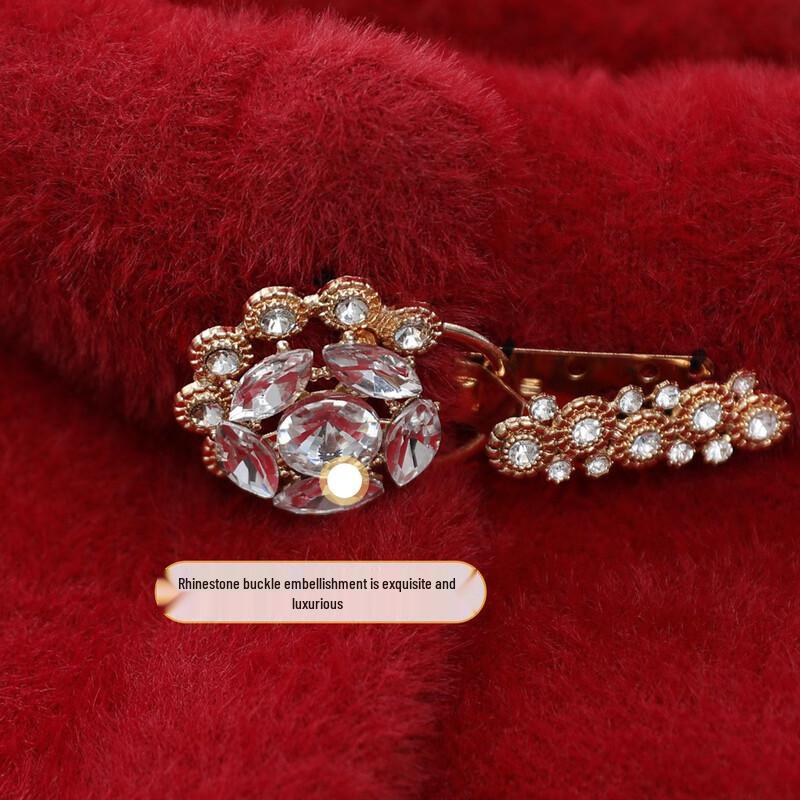 Pastel Women's Chinese Style Embroidered Knit Coat