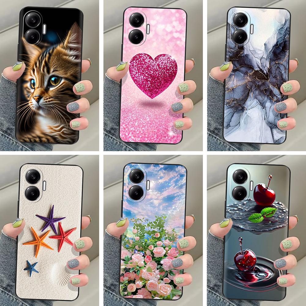 Phone Case For Xiaomi Poco F7 Soft TPU Silicone Bumper For Xiaomi PocoF7 Poco F7 Pro F7 Ultra Protection Back Cover Black Cases