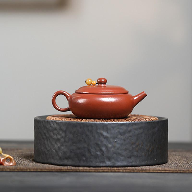 Chinese Yixing Handmade Purple Clay Teapot Raw Ore Zhu Mud Tea Pot Small Capacity Beauty Kettle Tradition Zisha Teaware 80ml