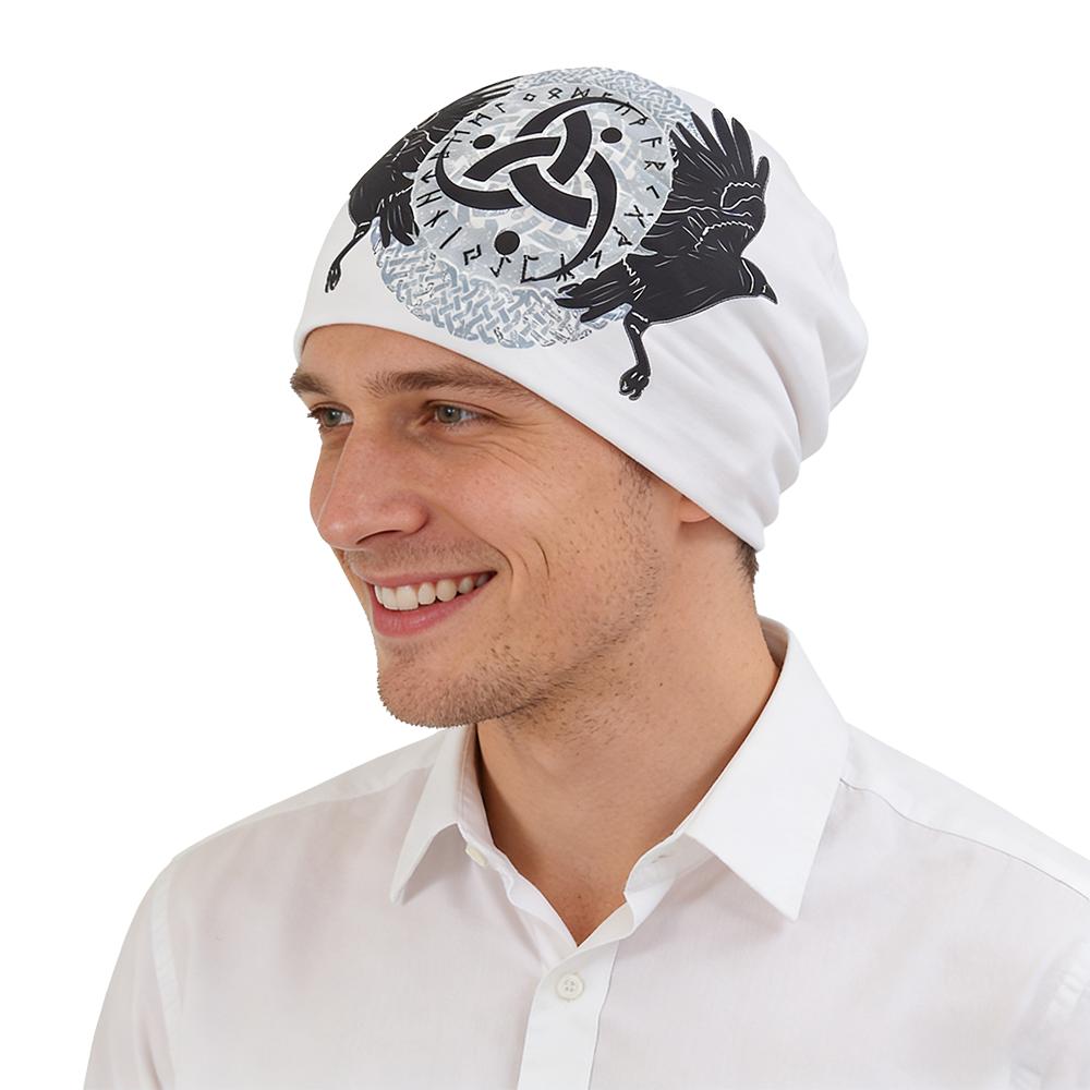 Spring and Autumn Fashion Unisexs Hat Outdoor Sports Hoodie Double layer Elastic Knitted Hat Street Dance Headscarf Hat