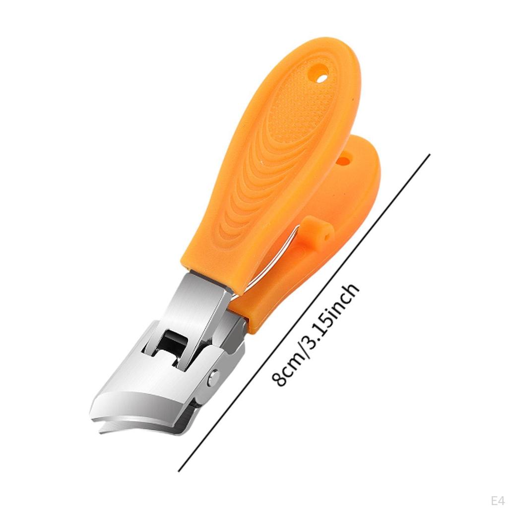 Curved Nail Clippers Fingernail Cutter Pedicure Tool Anti Splashing Wide Opening Trimming