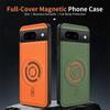 For Google Pixel 6a Case Pixel 7 Pixel 8 Cover Pixel 9 Phone Case Luxury Magnetic Silicone ShockProof Protective Back CoverCoque