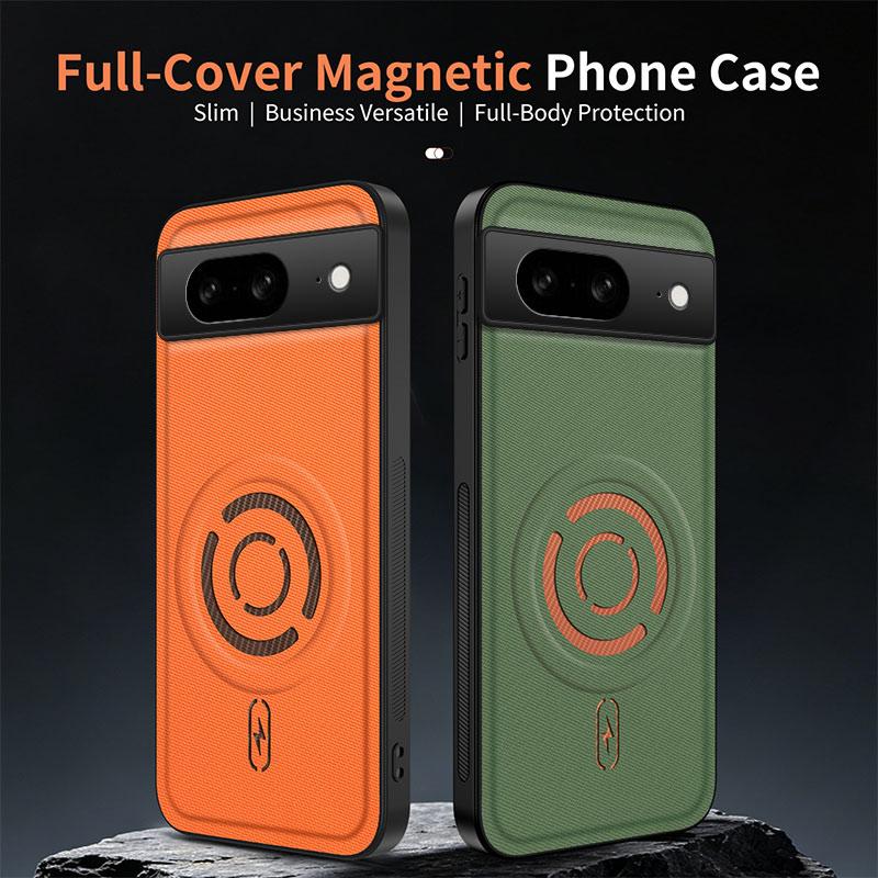 For Google Pixel 6a Case Pixel 7 Pixel 8 Cover Pixel 9 Phone Case Luxury Magnetic Silicone ShockProof Protective Back CoverCoque