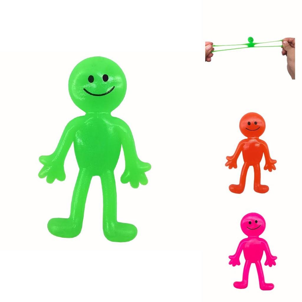 Tpr Smiley Face Doll Toy Stretchable And Stress-relieving Figure For Children Teens And Adults