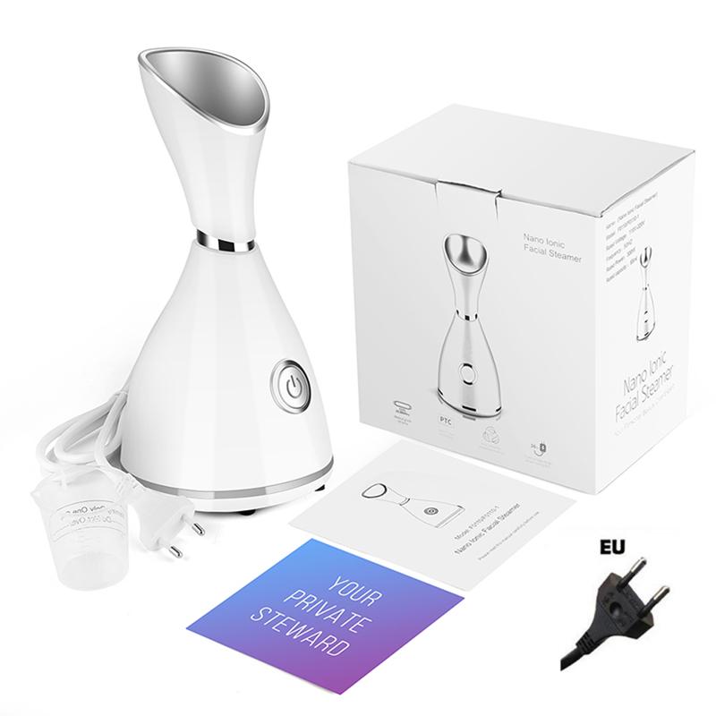 Face Steamer Deep Clean Moisturizing Steaming Face Skin Care Hot Cold Sprayer Facial Steamer Spa Care Sauna Sprayer