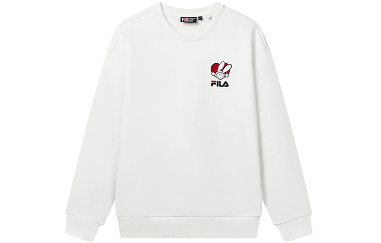 Men's Sweatshirt FILA Sweatshirt Unisex Cloud White