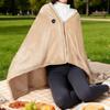 Heated Shawl USB Rechargeable Wearable Electric Shawl Rechargeable Heated Blanket For Room Offices School Travel Camp Picnic