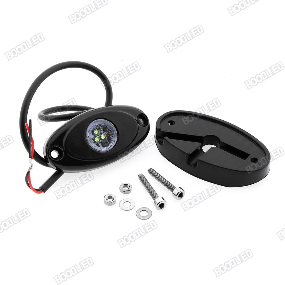 4 Pods LED Rock Light Kit for Jeep ATV SUV Offroad Car Truck Boat Waterproof Underglow LED Neon Lights.