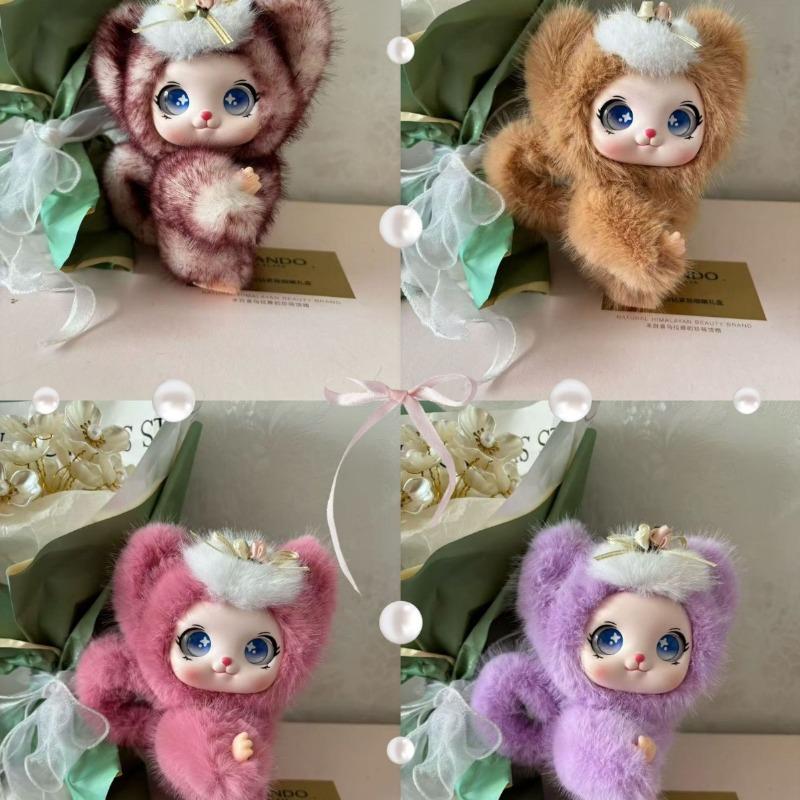 High Quality Squirrel Vinyl Face Doll Children'S Toy Festival Birthday Christmas New Year Gift Desk Collection Decoration