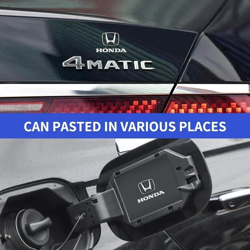 FIQ1 1/2/5/10pcs Car Interior Dekoration Stickers Badges Auto Styling For Honda Civic Accord Odyssey City Pilot Jazz CRV HRV Legend