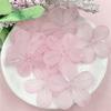 DIY Earring Hair Jewelry Accessories Frosted Semi Transparent 10pcs DIY Making 5 Petals Flower 28.5mm Handmade Material Receptacle  Jewelry Accessory