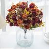1/4PCS Artificial Flowers Silk Chrysanthemum Bridal Bouquet Wedding Outdoor Garden Home Vase Table Decor Art Wall Gift Accessory