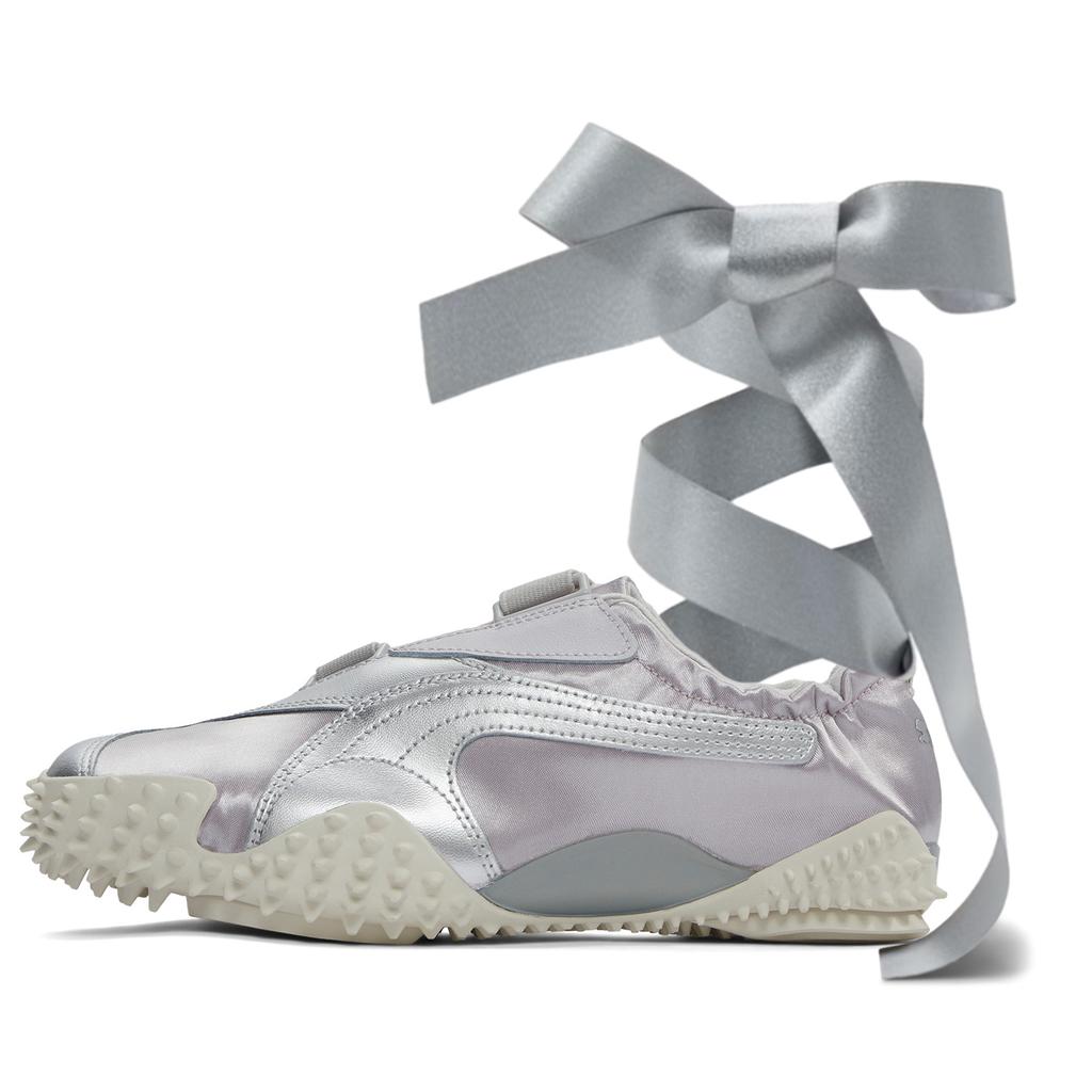 Puma Mostro Power & Grace Comfortable Trendy Lace-Up Ballet Creeking Low-Top Lifestyle Casual Shoes Unisex Casual Shoes Silver 399827-03