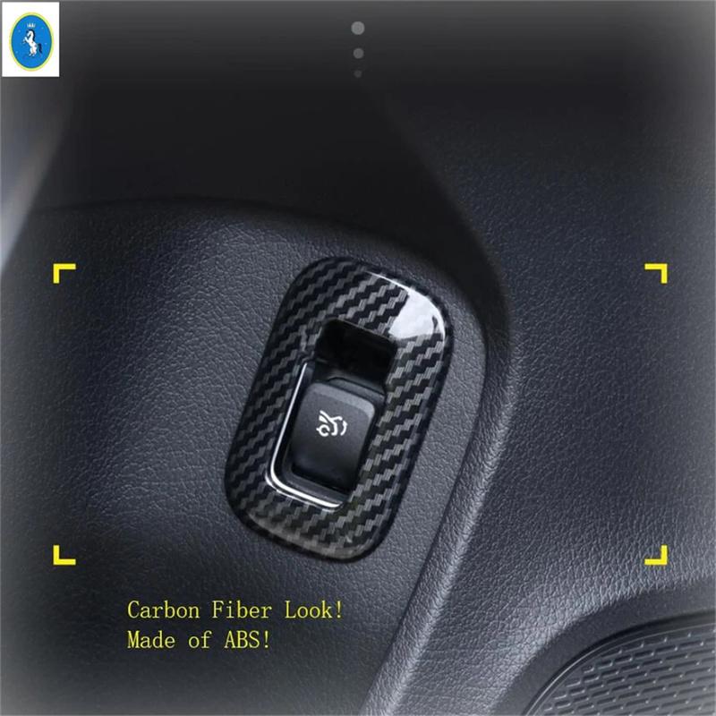 Lift Button Air AC Vent Gear Box Panel Cover Trim For Mercedes-Benz GLA 220 H247 - 2024 ABS Carbon Fiber Look Accessories