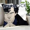 character Sherlock Holmes Cushion Cover Cushion Cover Set Pcs x x x Pillowcase Decorative Sofa Home Decor