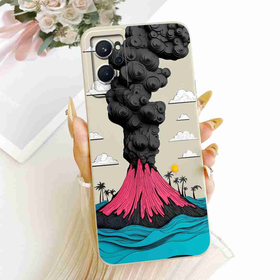 For Realme 9i Case RMX3491 Sunflower Art Painting Silicone Soft Slim Fundas Back Cover For Realme 9i Realme9i 4G Cases Bumper