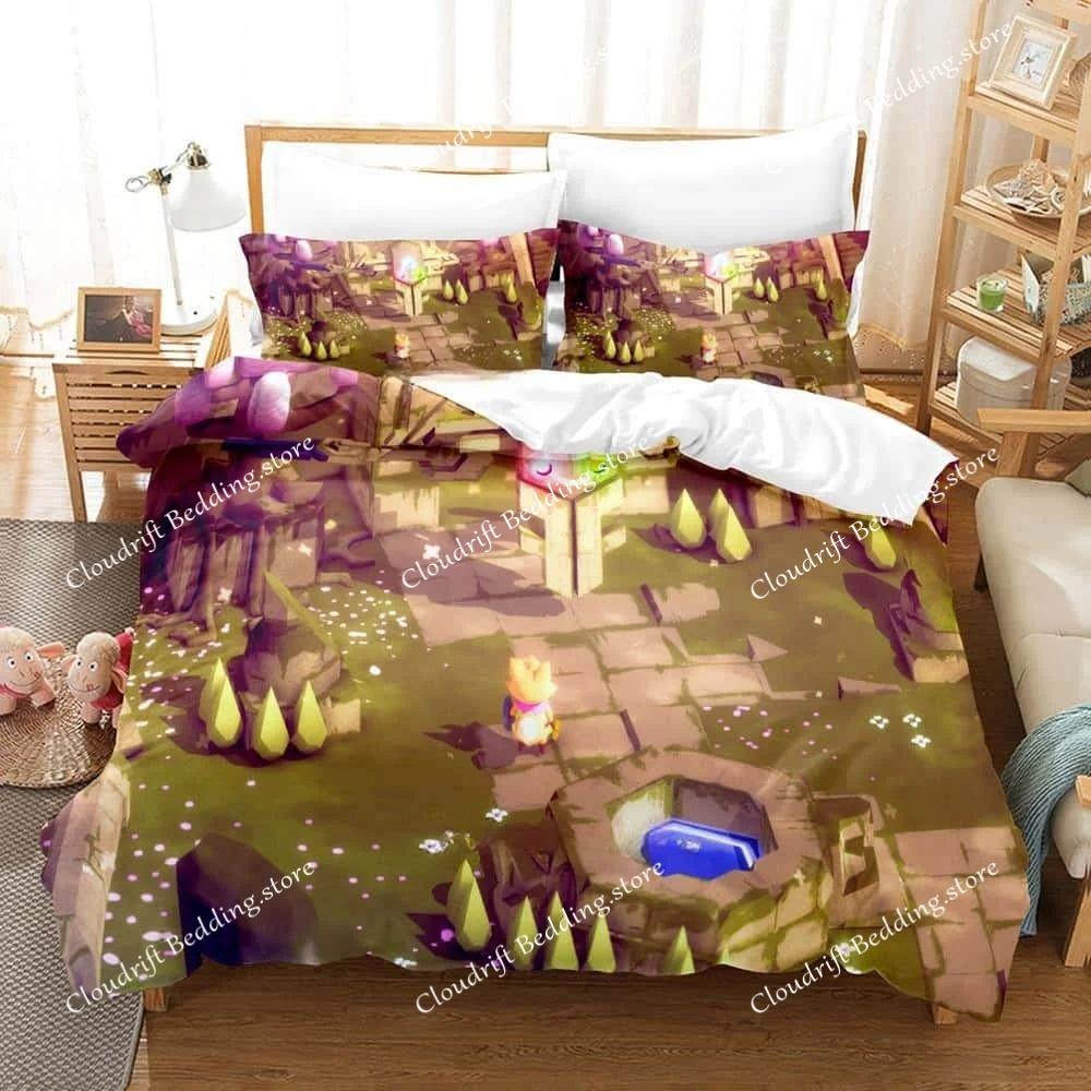 Neues 3D-gedrucktes Tunika-Spiel Bettwäscheset Einzelbett Twin Full Queen King Size Bettset Erwachsene Kind Schlafzimmer Bettdeckenbezug-Sets Heimtextilien