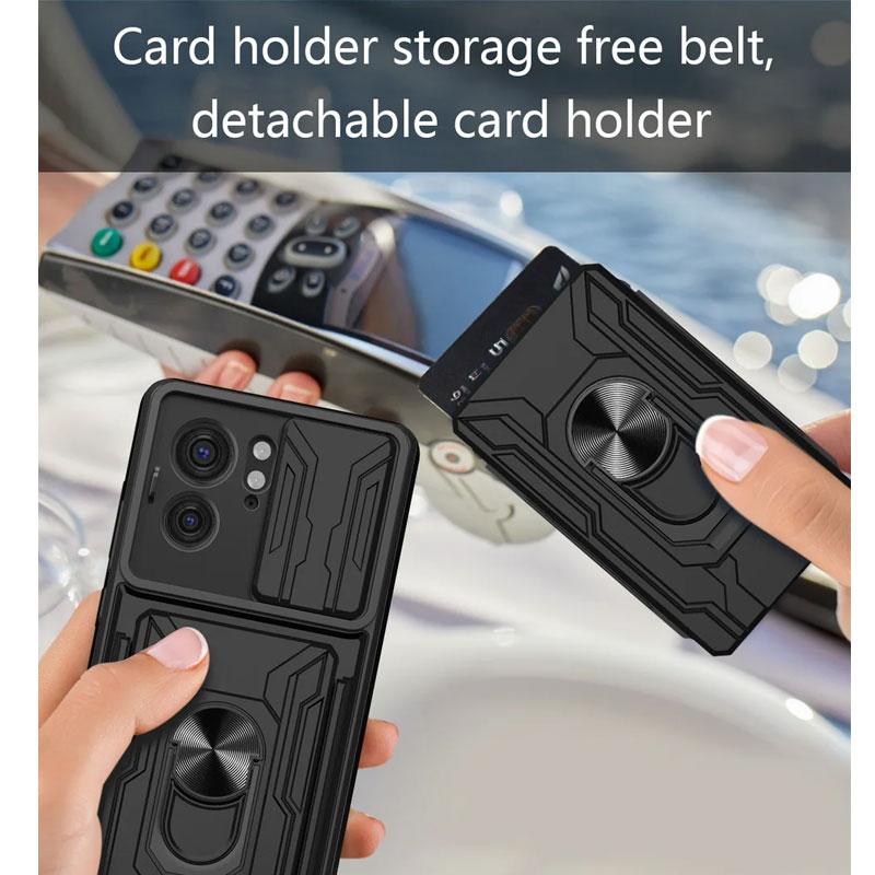 XCRS Leather Folio Premium Wallet For Motorola Moto Edge (2021) , PU Leather Pouch With Magnetic Card Slot And Wristband Lanyard With 360° Protection Case & Multi-Angle Kickstand. | Best Buy Canada - View #3