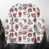 Autumn 3D Vintage Tattoo Printed Hoodies Fashionable Casual Sports Long Sleeved Men's Hoodies