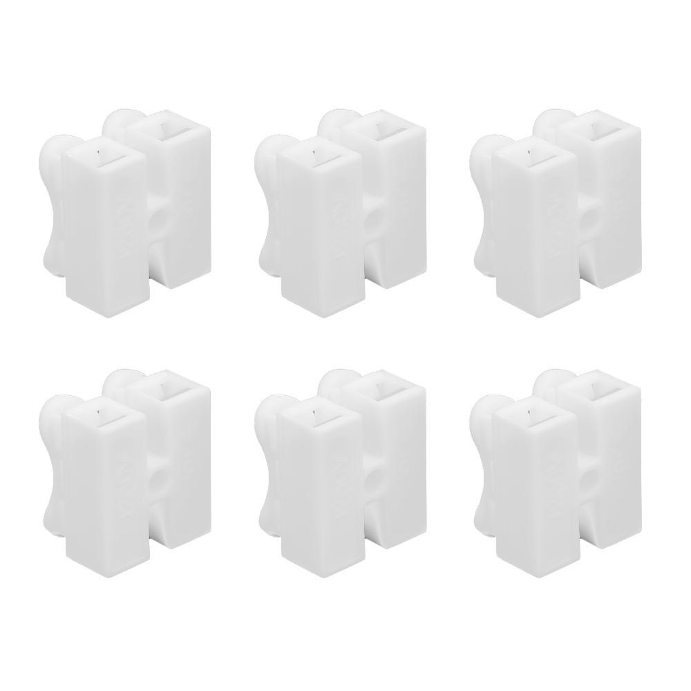 100Pcs CH-2/CH-3 Quick Connector Cable Clamp 0.5~2.5mm² 250V 10A Press Connector Stainless Steel Press Spring Spring Terminal