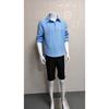 Men's Long-sleeved Lapel Casual Loose Shirt