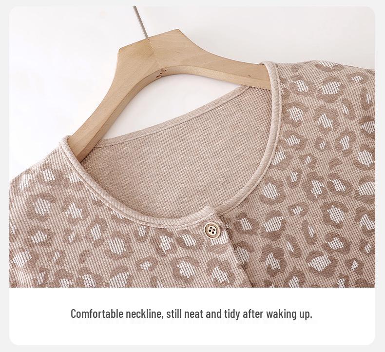 Women's Autumn/Winter Modal Pajama Set: Long Sleeve, Long Pants, Chest-Pad Camisole, 3-Piece Casual Homewear.