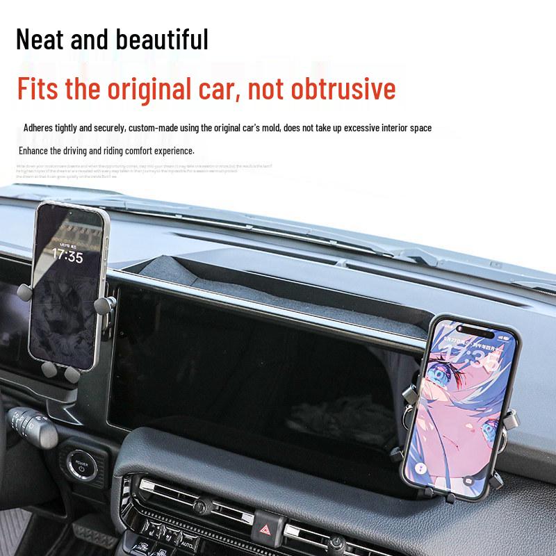 24-26 Prado LC250 Rear Storage & Phone Holder Console Accessory