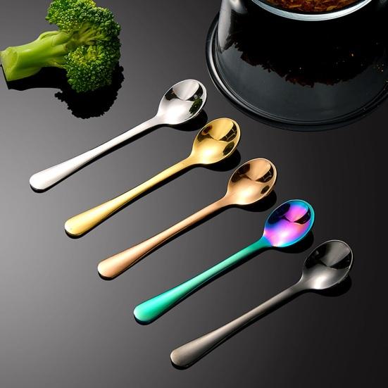 Mini lžičky Mini nerezové lžičky Potravinářská lžička na koření na práškové koření, pepř, cukr, kávu Všestranný kuchyňský nástroj