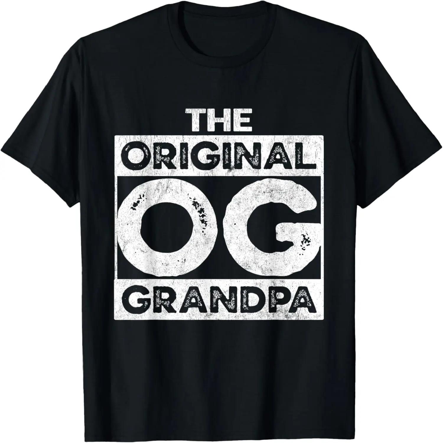 The OG Original Grandpa Funny Birthday Grandad Urban T-Shirt S
