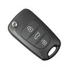 3 Button Flip Key Shell for Hyundai i10 i20 i30 ix20 ix35 Elantra Veloster Tucson and Kia Rio Ceed Picanto Sportage Sorento No Electronics