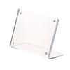 Acrylic Desktop Display Frame Table Card Sign Collection Photo Protection Holder Magnetic Album Postcard Souvenir Display Stand