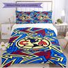 3pcs Duvet Cover Set (1*Duvet Cover + 2*Pillowcase, Without Core), Club America Print Soft All‑Season Bedding Set, Home Bedroom Decor Gift