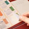 Retro Waterproof 2025 Calendar Stickers Journal Planner Index Stickers Notebook Bookmarks Agenda Label Tags Stationery Office
