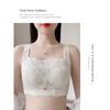 Women Thin Lace Backless No Wire Push Up Bra For Large Bust
