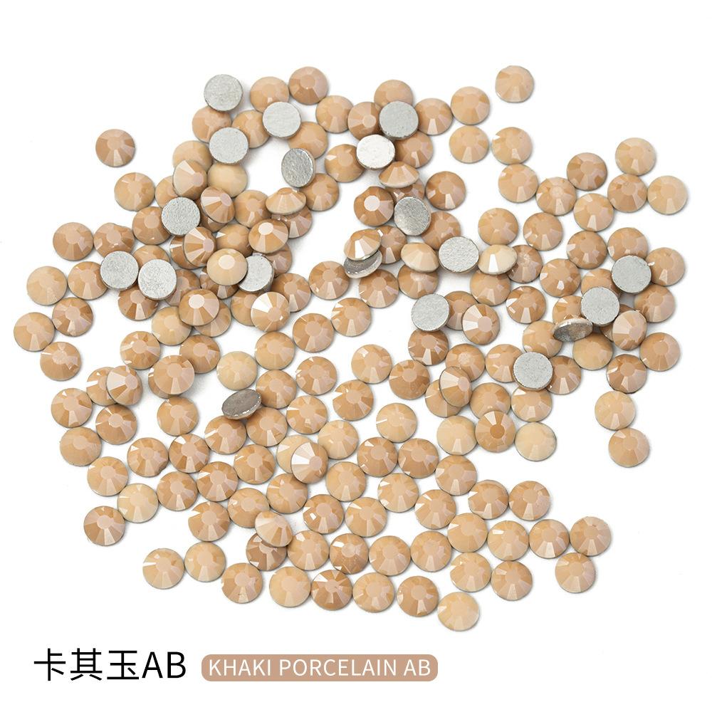 

Серия фарфоровых нефритов со стразами для украшения лица, нейл-арт, алмазные украшения своими руками, аксессуары для украшений, наклейка с бриллиантами, новый цветной бриллиант ss16/3.8-4