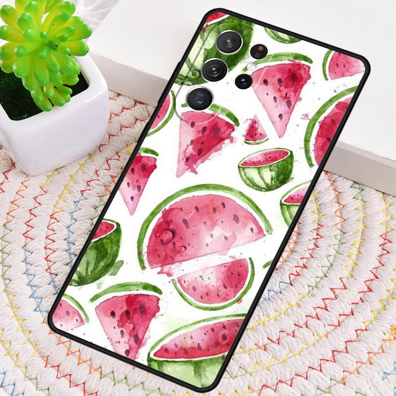 Summer Fruit Watermelon TPU Phone Case For Samsung Galaxy note 10 pro S26 S25 S24 S23 S22 Ultra Plus S21 FE S20 Shockproof Cover