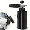 Large Capacity High Pressure Foam Gun Pot 1000ml Foam Gun Pot Adjustable Spray Shape Efficient Cleaning Portable Car Wash Tools