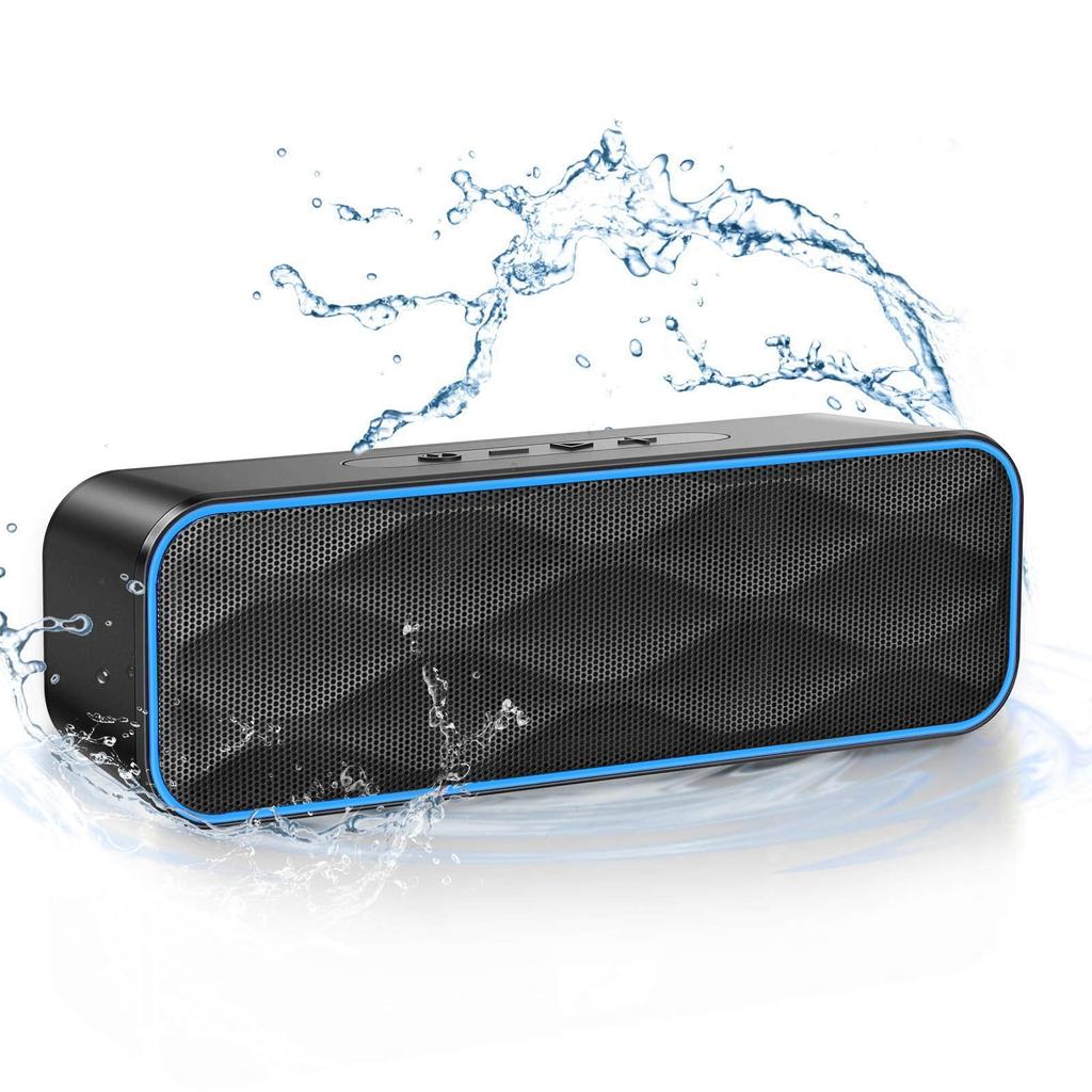Bluetooth Speaker Wireless Speaker IPX7 Waterproof Bath Stereo Bluetooth Speaker Portable Speaker Microphone TWS function allows you to connect two