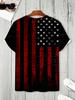 Manfinity LEGND Men Plus Americana Print Tee