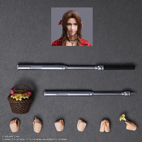 Final Fantasy VII Remake PLAY ARTS Kai Aerith Gainsbourg Reverse PVC Painted Movable Figure