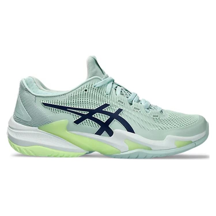 Asics Court FF 3 Comfortable Round Toe Low Top Tennis Shoes Women's Gray Green 1042A220-400