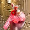 Acrylic Mahjong Sand Keychain - Elegant Car & Bag Pendant Gift