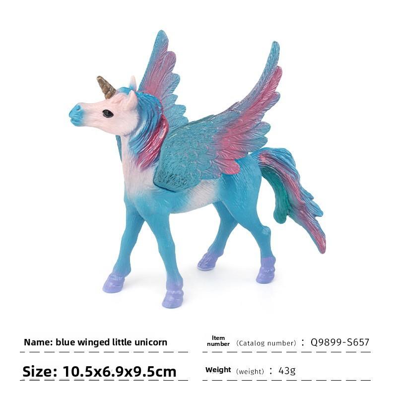 Einhorn Mythologie Figur Sammlerstück PVC Modell Für Kinder Und Dekor