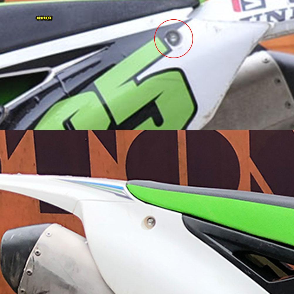 Per Moto KAWASAKI Bullone di Montaggio Sella Coperchio Laterale Vite Dado M8xP1.25 Accessori KX250F KX450F KX125 KX250 KLX250R KLX450R